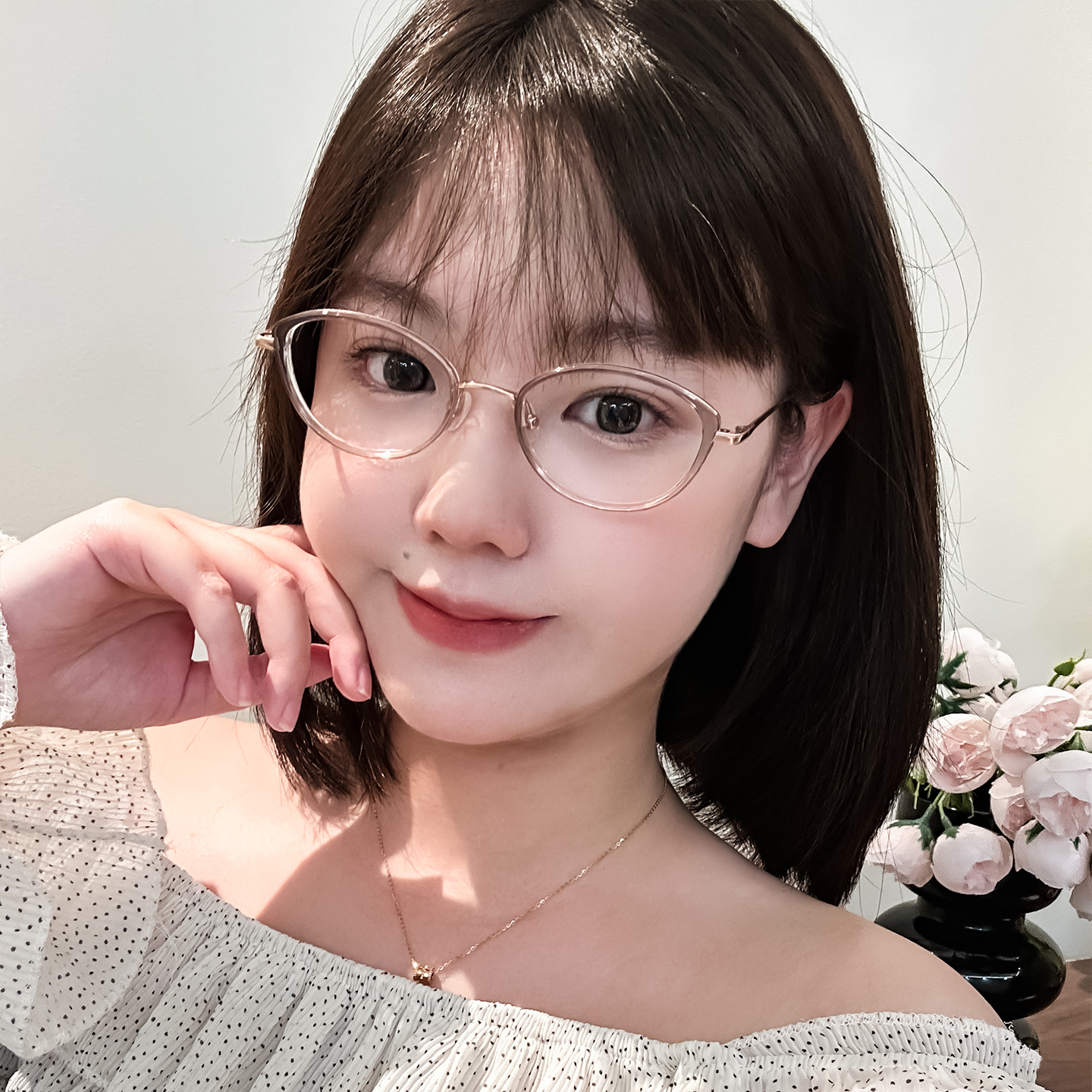 高度数近视眼镜框女猫眼书呆子窄框复古椭圆豹纹黑玳瑁小黑框素颜 - 图3