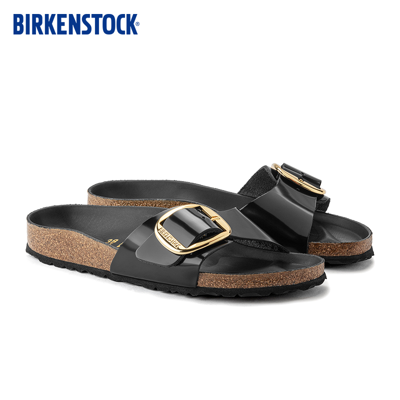 BIRKENSTOCK勃肯软木拖鞋女款Madrid Big Buckle系列-图1