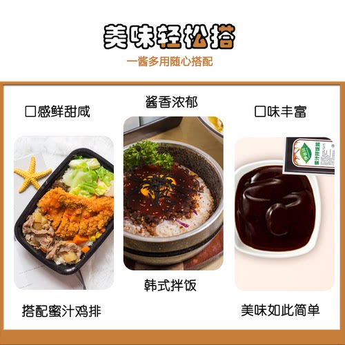 伊谷川蜜汁烤肉拌饭酱1kg脆皮鸡排饭蜜汁酱烤肉蜜汁手扒鸡酱鸡排 - 图0
