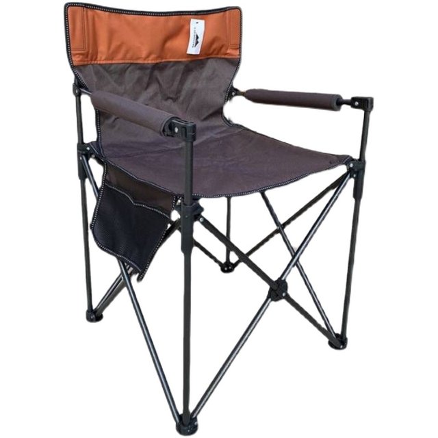 Outdoor folding chair, simple portable seat, self-driving camping