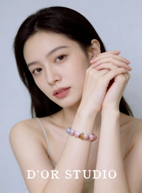 新年限定紫气东来天然紫锂辉手串女款海纹石手链女生水晶手串礼物