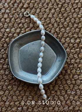 女天然珍珠法式复古巴洛克