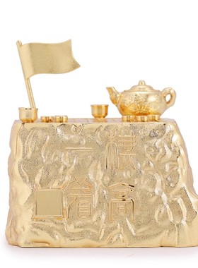 香港原装正品李居明权利名望财富吉祥物旗鼓印箱可长期摆放吉祥物