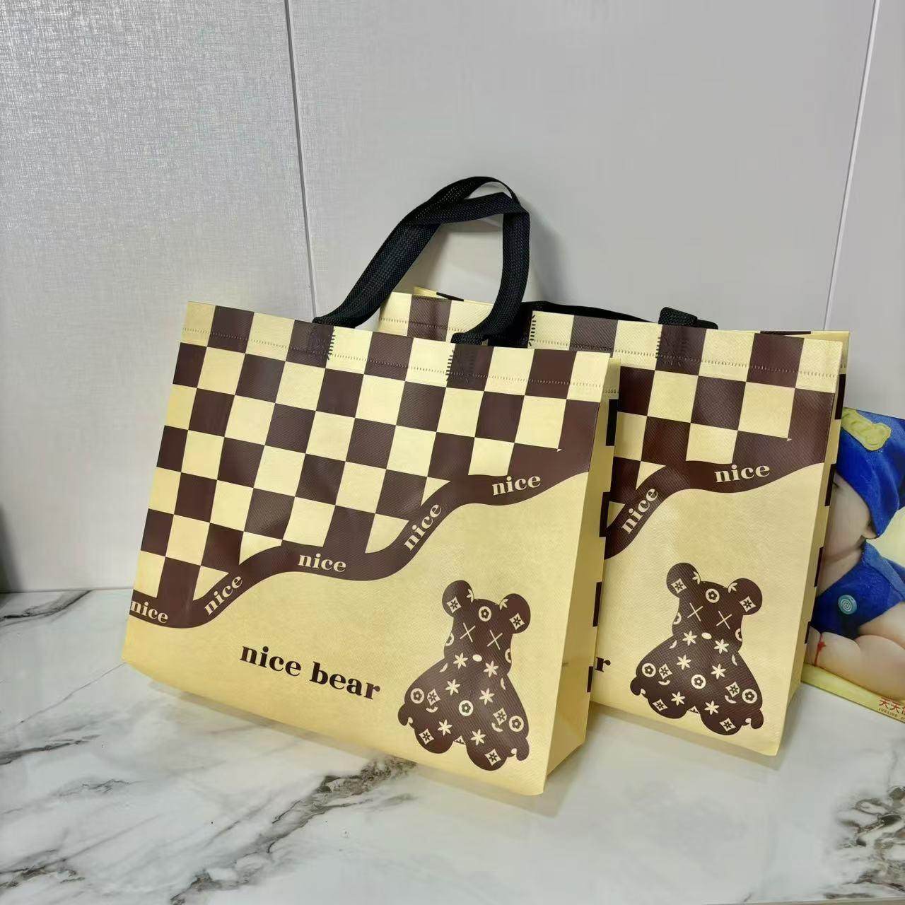 腹膜无纺布手提袋服装店袋子男女环保商场购物袋定做礼品袋塑料袋,淘宝优惠券,粉丝福利购,淘宝优惠卷