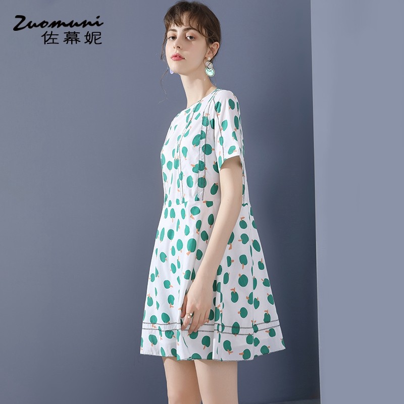 佐幕妮宽松短袖印花11531连衣裙 佐幕妮连衣裙