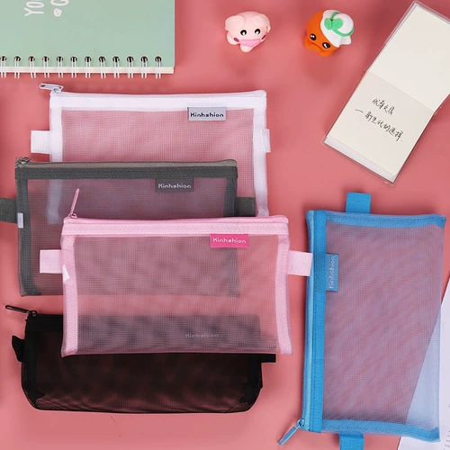 Прозрачный свежий вместительный и большой пенал для школьников подходит для мужчин и женщин, оптовые продажи