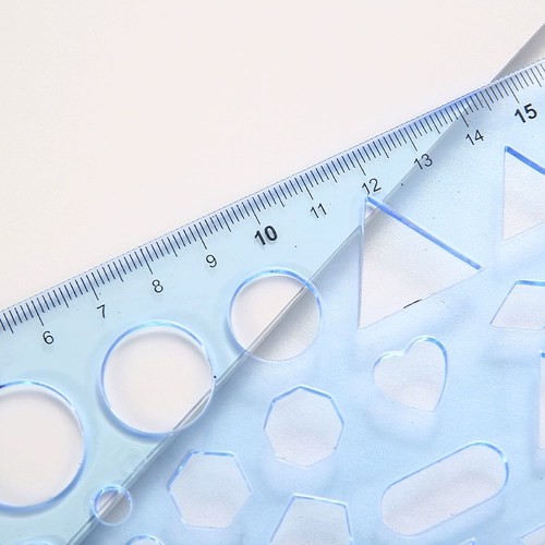 Линейка для школьников, универсальные канцтовары для рисования, детский обучающий комплект для обучения математике, 2 шт