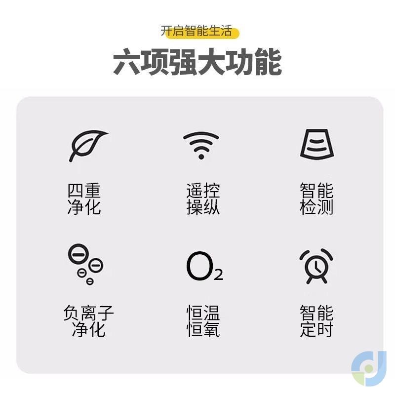 空气净化器家用除甲醛二手烟味净化机内负离子清新小型消毒机宠物 - 图0