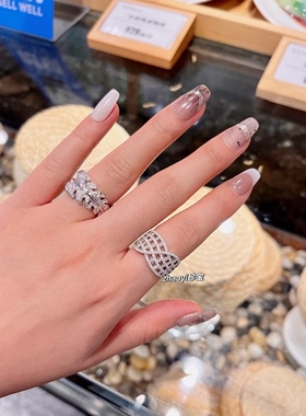 18k白金 钻石戒指  定金