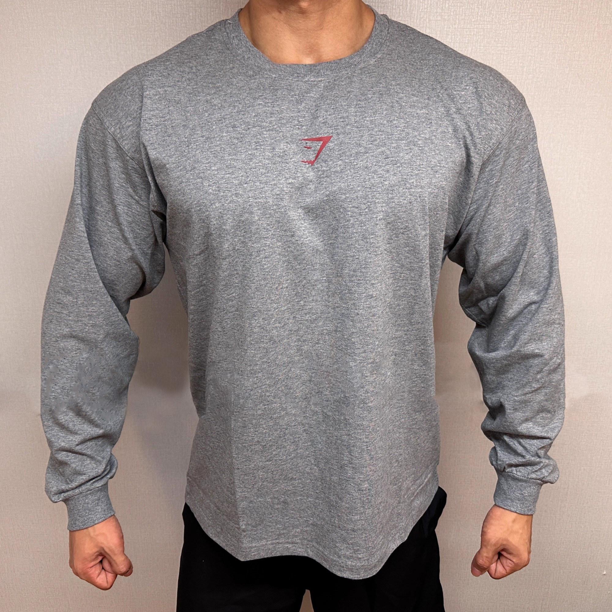 GYMSHARK POWER美式健身男春秋季弹力圆领运动休闲宽松长袖T恤,淘宝优惠券,粉丝福利购,淘宝优惠卷