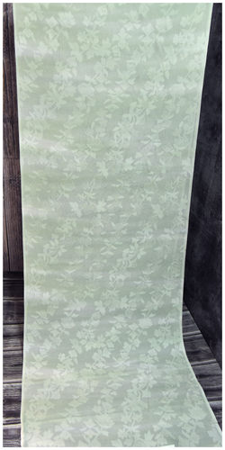 中古正绢真丝浅绿花罗小纹反物整卷布料口金荷包汉服旗袍面料 - 图0