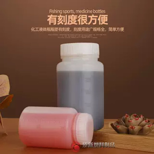 聚乙烯大口瓶样品取样瓶500l广口塑料瓶密封试剂分装瓶食品级刻度 - 图1