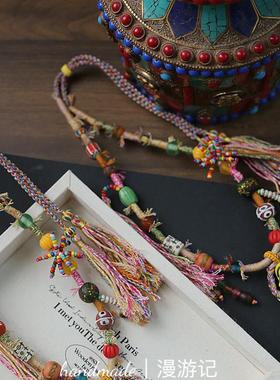 新款复古娃娃脸藏风项链小众配饰