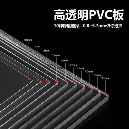 透明PVC硬板防腐蚀 pc耐力板 防雨塑料板 有机玻璃亚克力板加工 - 图1