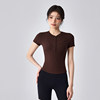 Yoga short-sleeved fitness clothes, tight slimming sports tops