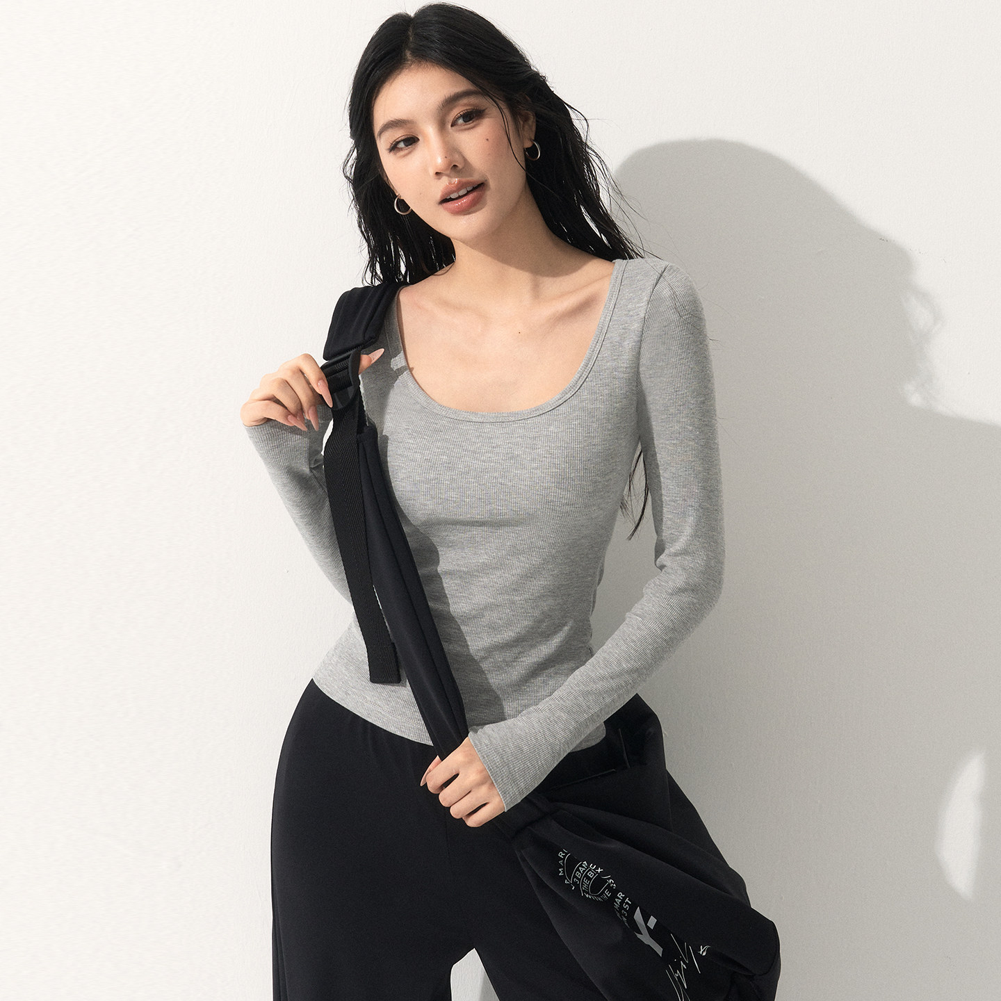 耐吉奥带胸垫运动长袖女紧身显瘦跑步健身普拉提瑜伽T恤上衣秋冬,淘宝优惠券,粉丝福利购,淘宝优惠卷