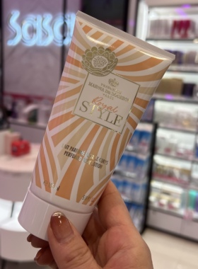 香港莎莎皇家玛丽娜玫瑰水晶女士持久香氛香水身体乳150ml