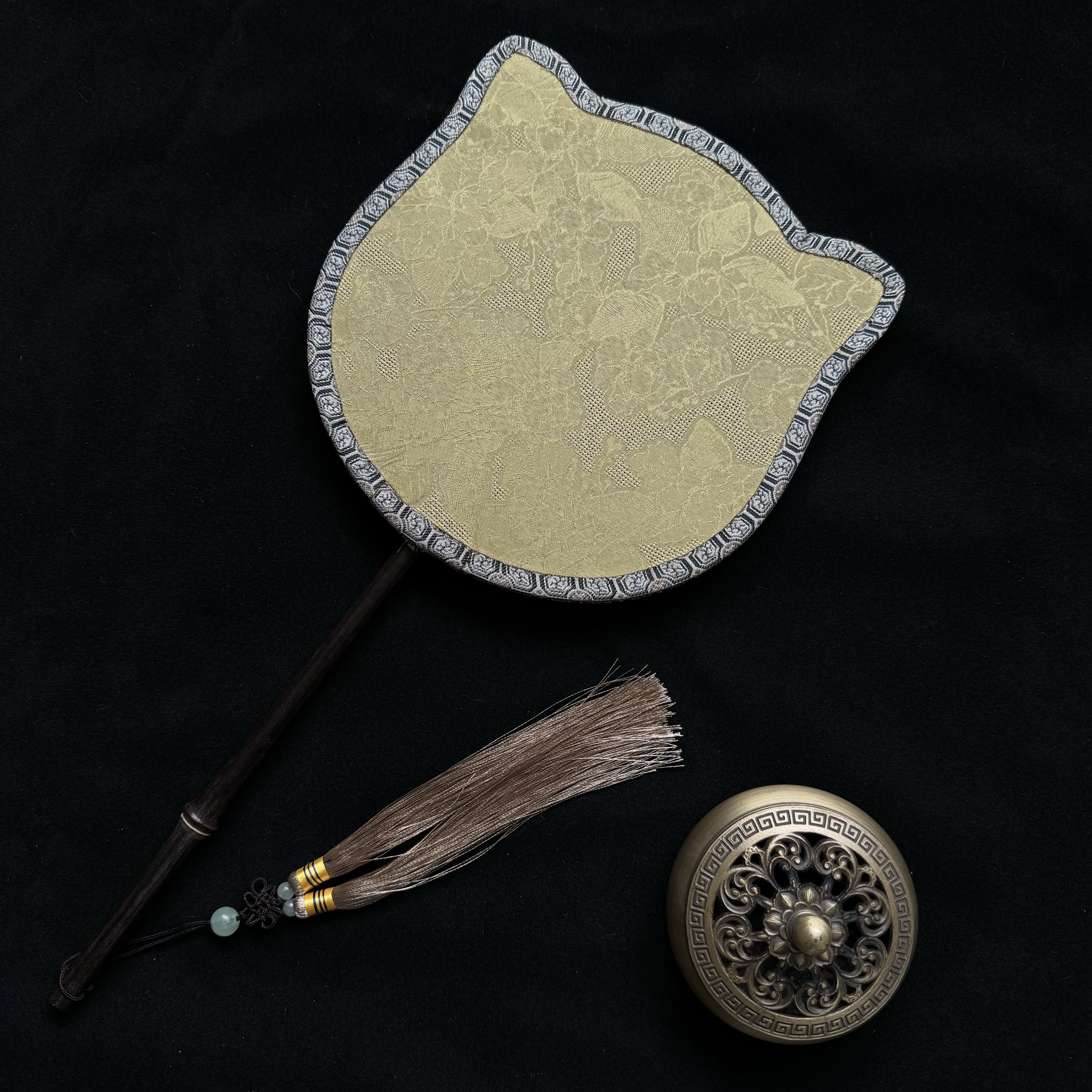 天然紫竹手柄团扇古风旗袍汉服扇子舞蹈扇夏天中国风古装拍摄道具,淘宝优惠券,粉丝福利购,淘宝优惠卷