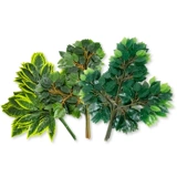 Моделирование баньян листья фальшивые листья украшают пластиковые ветви гинкго листья