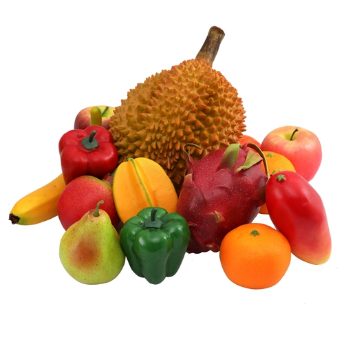 Имитированные фруктовые игрушки, пластиковые модели овощей, украшения для фруктовых магазинов, искусственные украшения из фруктовых яблок, реквизит для раннего образования детей.