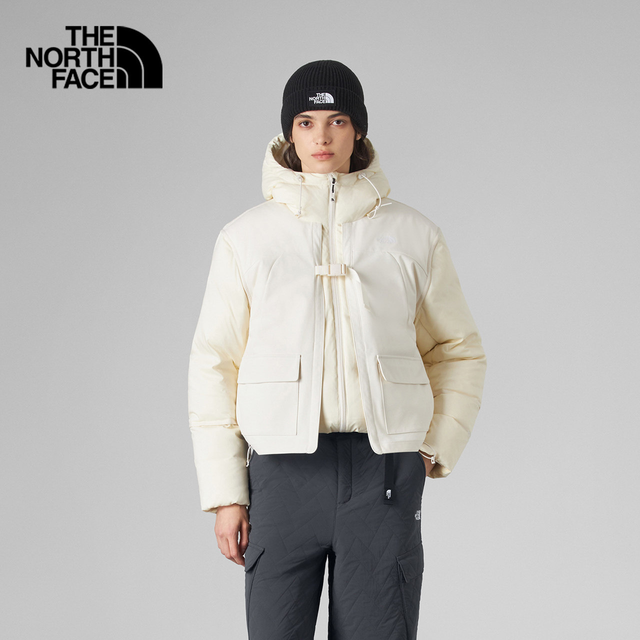 预售北面UE设计师款轻量羽绒服女款鹅绒户外TheNorthFace|8E2A 售计实拍商品图
