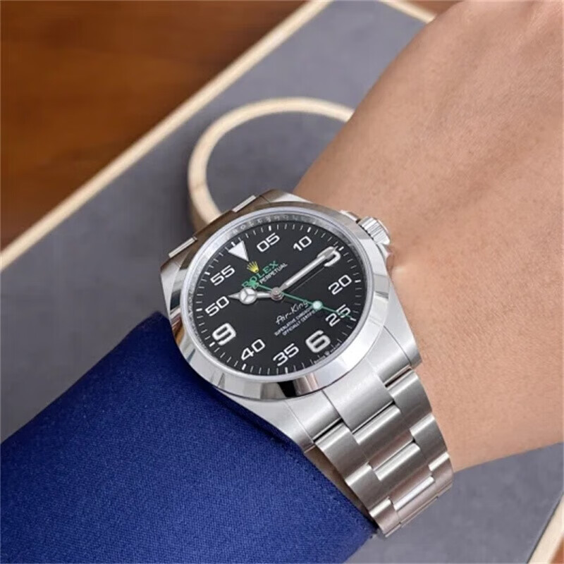 ROLEX劳力士手表空中霸王型夜光男表蚝式钢带机械表M126900-0001