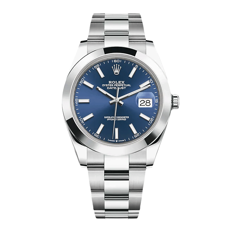 ROLEX劳力士手表日志型男表日历时尚蓝盘钢带机械表M126200-0006