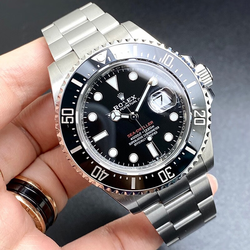 ROLEX劳力士手表海使型男表间金鬼王运动钢带机械表M126603-0001 - 图2