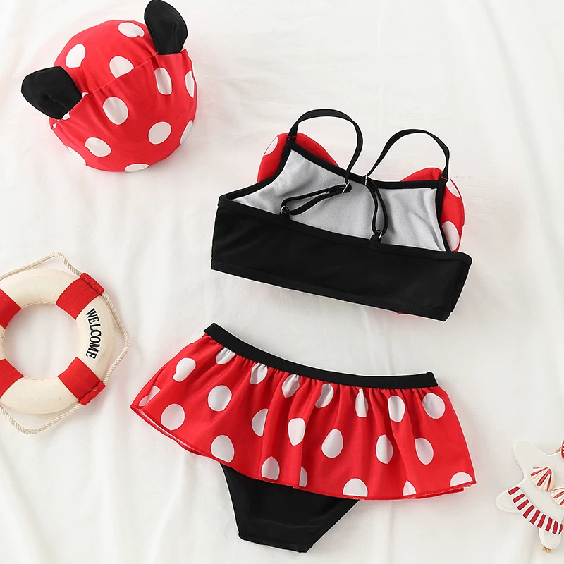 Children's cute swimwear, split skirt