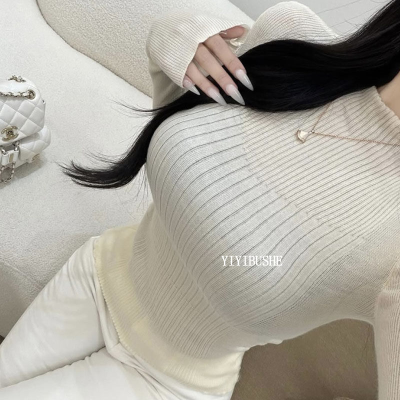 当天发 韩国代购正品 LS297人手一件~显身材半高领修身打底针织衫,淘宝优惠券,粉丝福利购,淘宝优惠卷