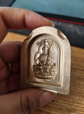 地藏王菩萨擦擦模具尺寸4厘米黄铜材质支持定制和复刻老擦模