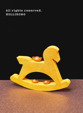 逅里 摇金摇银 2026马年春节摆件 前台公司橱窗装饰布置 新年礼物