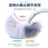 Toilet brush Japanese-style bathroom dead corner household toilet brush toilet brush long-handled wall-mounted wall-mounted cleaning brush artifact