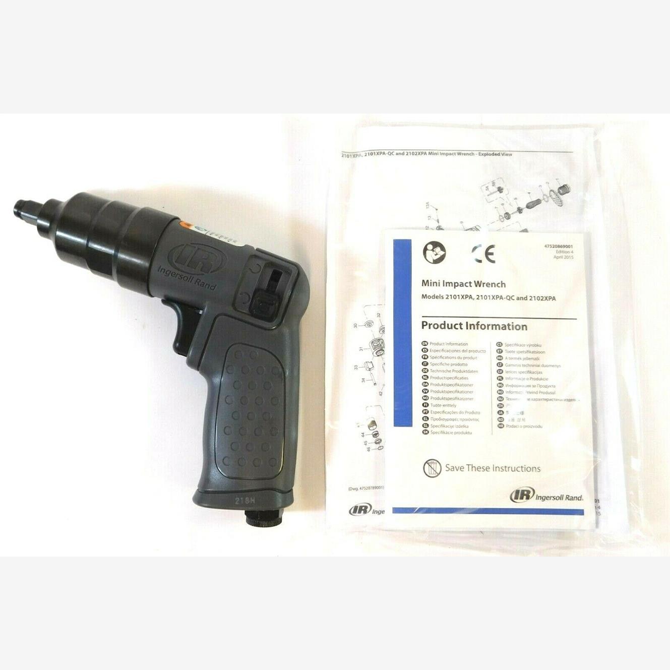 美国IR英格索兰2102XPA气动扳手 3/8风动冲击扳手3/8迷你型小风炮 - 图0