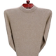 Ordos 100%pure cashmere sweater men's half -high round neck thickened warm and velvet sweater winter sweater