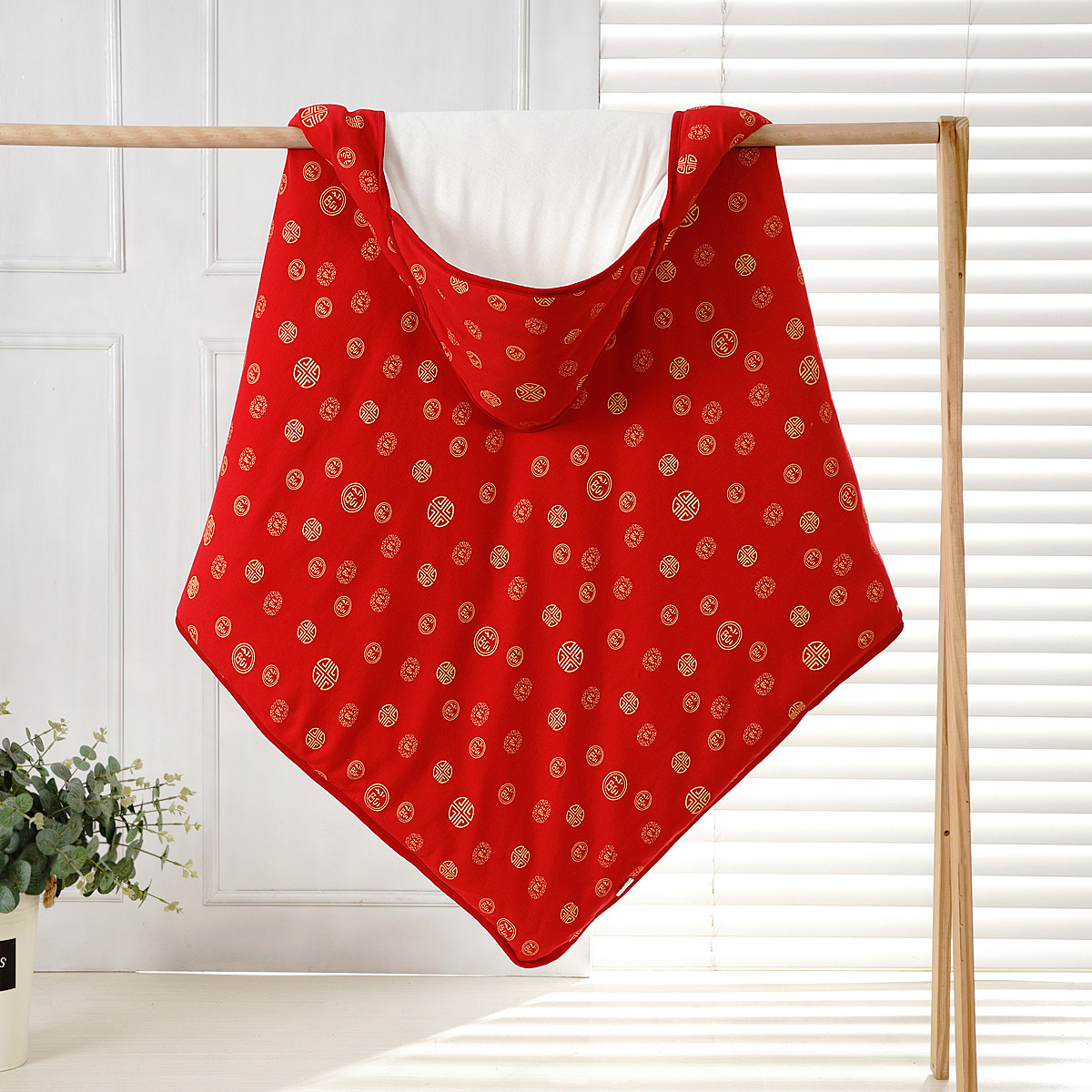 新生婴儿抱被初生手工棉花包被春秋宝宝产房包单秋冬加厚外出襁褓,淘宝优惠券,粉丝福利购,淘宝优惠卷