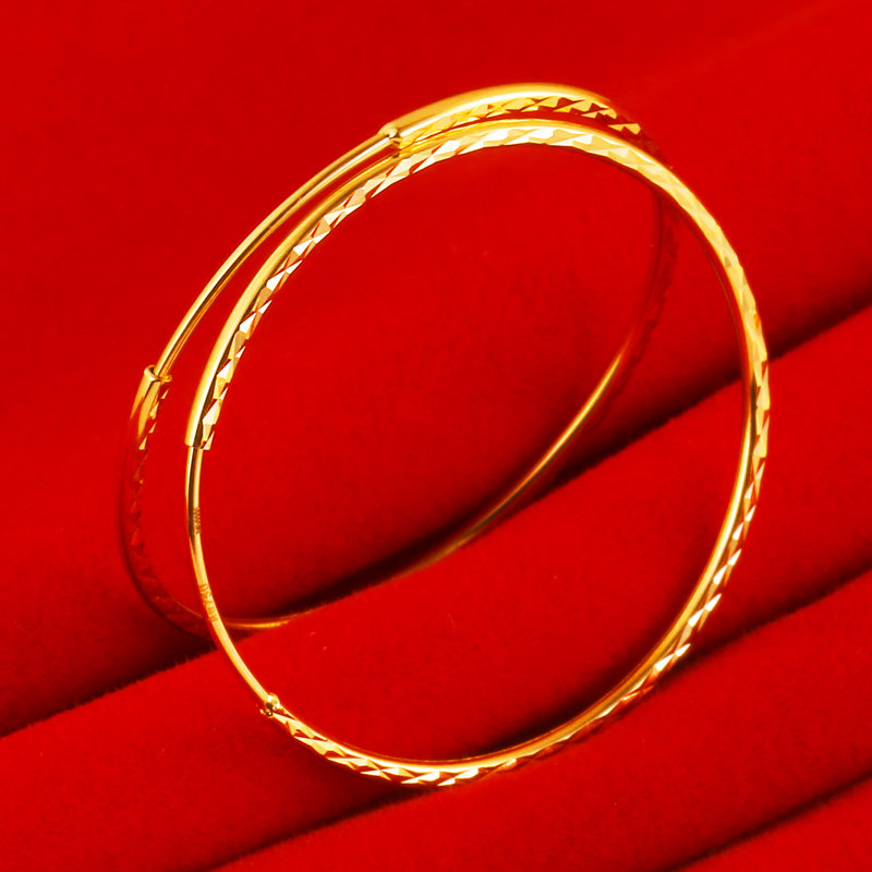 正品黄金女士玫瑰金18k金耳圈圆圈 千影珠宝耳饰