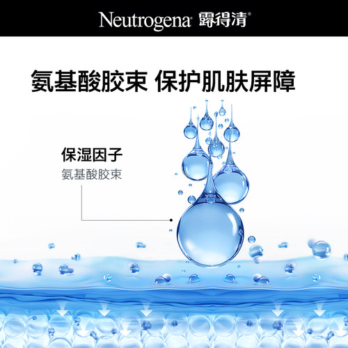 【官方旗舰店】露得清玻尿酸洗面奶深层补水润清洁氨基酸洁面乳 - 图2
