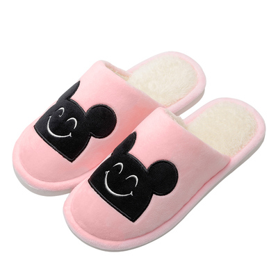 【5.99元反季大促！】居家防滑情侣棉拖