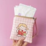 Гигиеническая прокладка, система хранения, небольшая сумка, упаковка, маленькая помада, вместительные и большые салфетки, сумка-органайзер