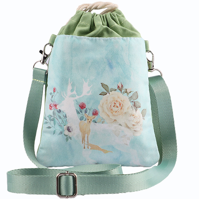 可爱手机包女斜挎迷你小包包2025新款夏天散步轻便手腕布袋零钱包,淘宝优惠券,粉丝福利购,淘宝优惠卷