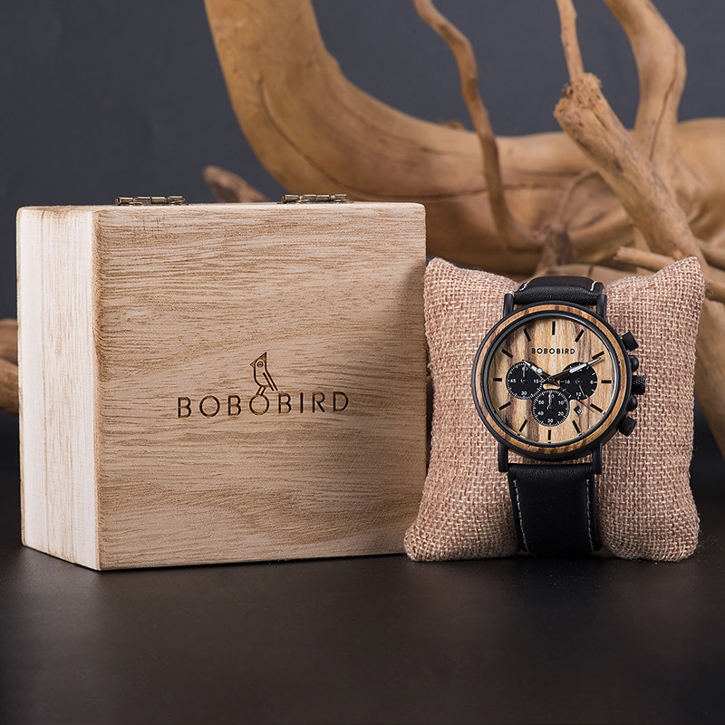 bobobird文艺男青年木手表夜光男表 bobobird国产腕表