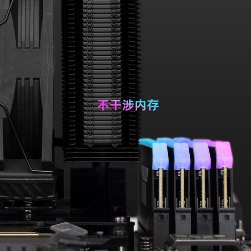 方糖机械大师凛冬KK135六热管双塔逆重力热管135高210W静音散热器 - 图0