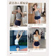 Xinliya breathable quick-drying hip lifting sports short three-quarter pants