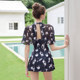 Women's swimsuit 2024 new popular one-piece swimsuit covers belly and looks slim, fashionable and conservative hot spring swimming pool swimsuit summer