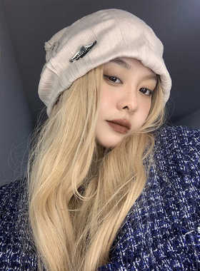 休闲大头围帽子宽松显脸小肌理感