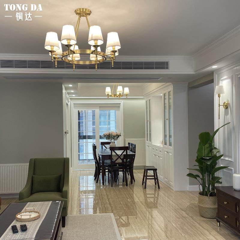 美式简约壁灯现代大气别墅电视背景墙客厅全铜壁灯家用酒店过道灯,淘宝优惠券,粉丝福利购,淘宝优惠卷