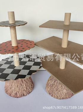 新品树脂工艺品万圣节扫把桌树根摆件装饰品创意纪念家居客厅