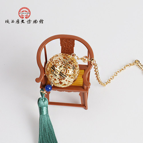 陕西历史博物馆葡萄花鸟纹香囊女生礼物西安特产文创纪念品伴手礼 - 图2