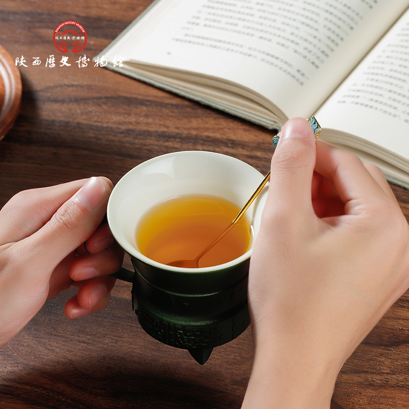 陕西历史博物馆飞凰腾达咖啡杯生日礼物实用西安文创纪念品伴手礼